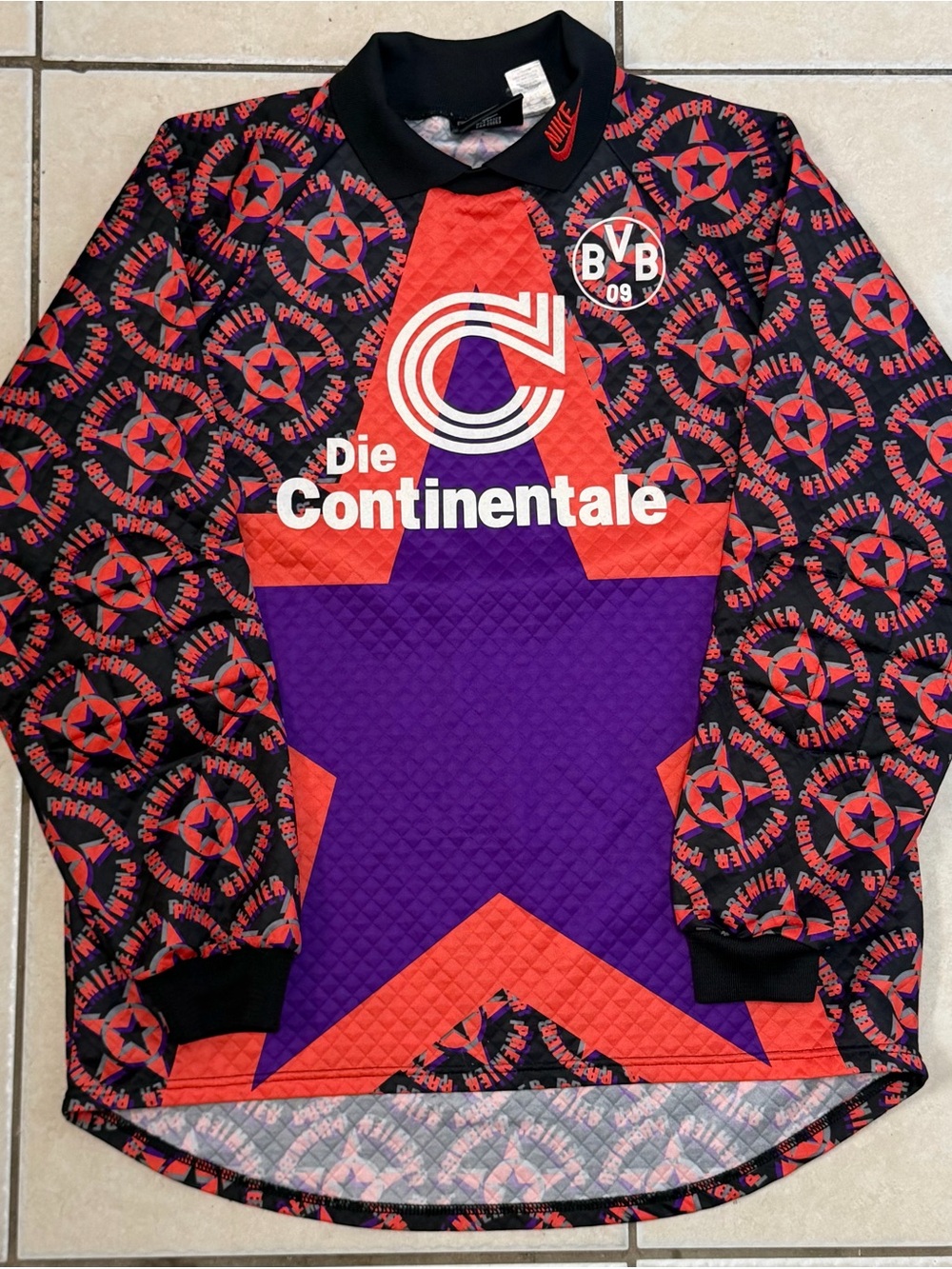 Vintage 1994-95 Borussia Dortmund GoalKeeper Nike Jersey